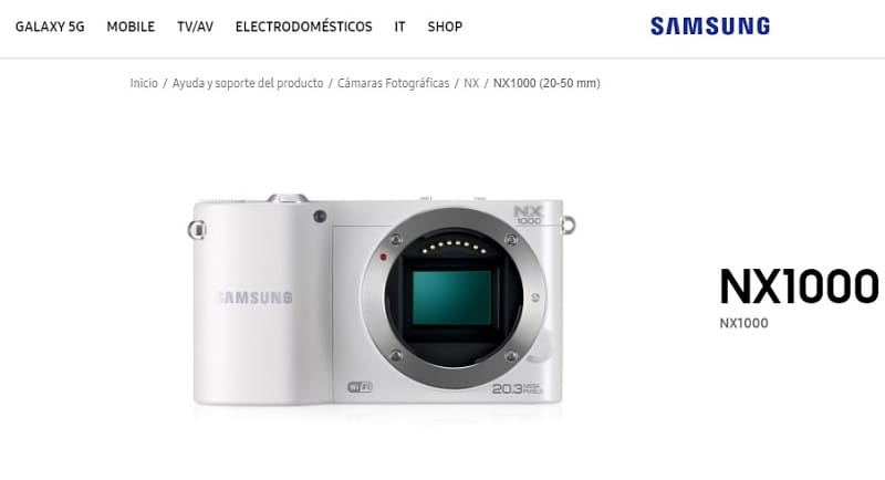 Manuel d'utilisation du Samsung NX1000 PDF